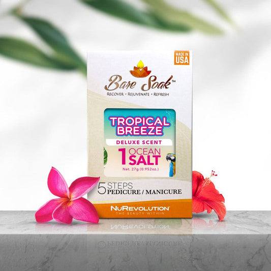 Nurevolution Bare Soak 5 Step Case 50 kits - Tropical Breeze