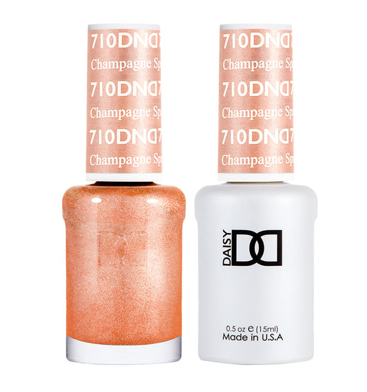 DND Gel Polish & Lacquer - 710 - Champagne Sparkles