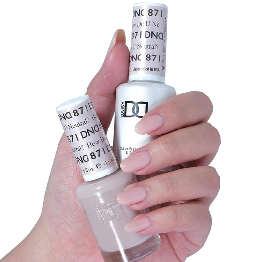 DND Gel Polish & Lacquer - 871 - How Do U Neutral?