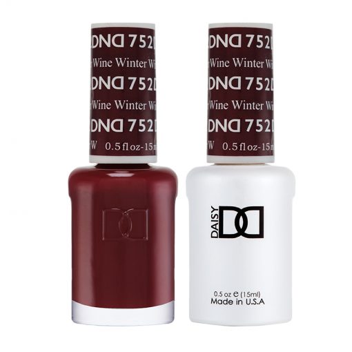 DND Gel Nail Polish Duo 752 - Winter Wine