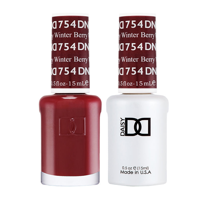 DND Gel Nail Polish Duo 754 - Winter Berry