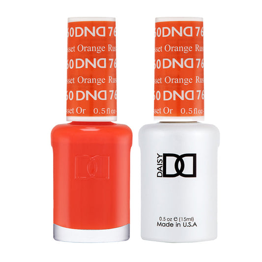 DND Gel Nail Polish Duo 760 - Russet Orange
