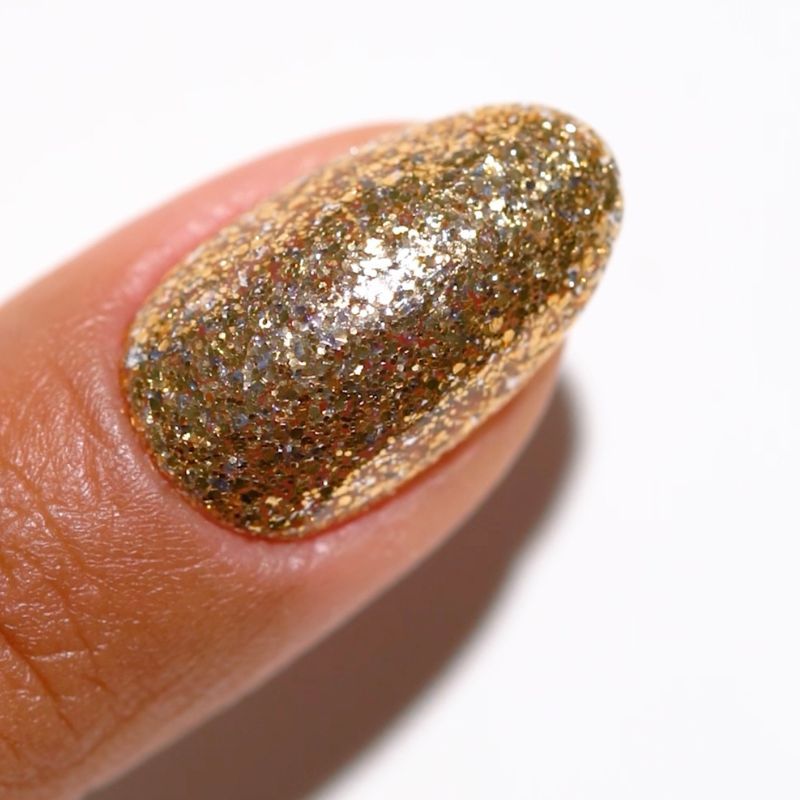 DND Gel Super Glitters  #911 Golden Aura