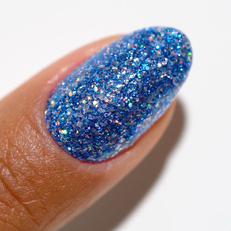 DND Gel Super Glitters #927 Blue Illusion