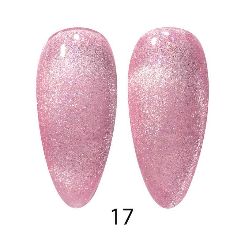 DND DC 9D CatEyes Gel  #17-Ballet Fairy