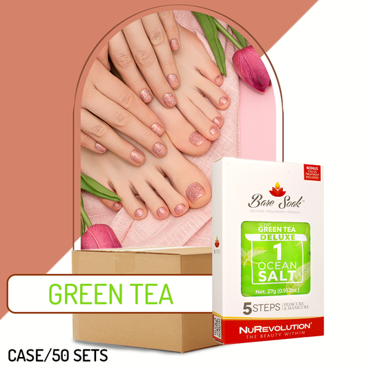 Nurevolution Bare Soak 5 Step Case 50 kits - Green Tea