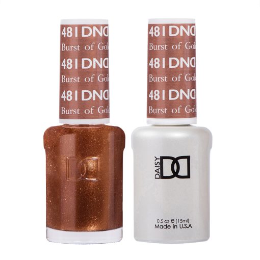 DND Gel Polish & Lacquer - 481 - Burst of Gold