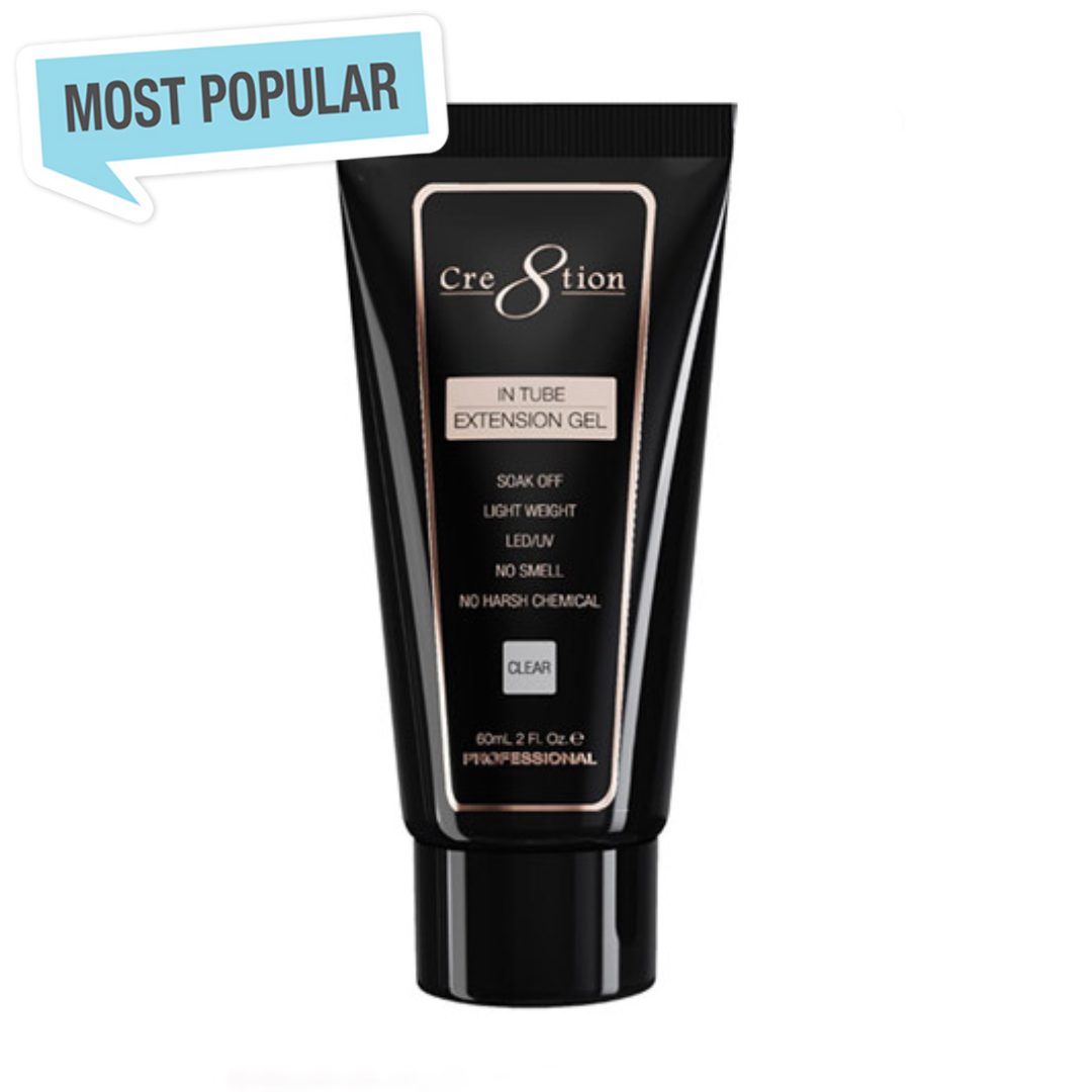 Cre8tion Poly Gel-Extension Gel In Tube 2oz - Clear