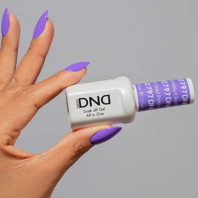 DND Gel Nail Polish Duo 797 - Pebble Cloud
