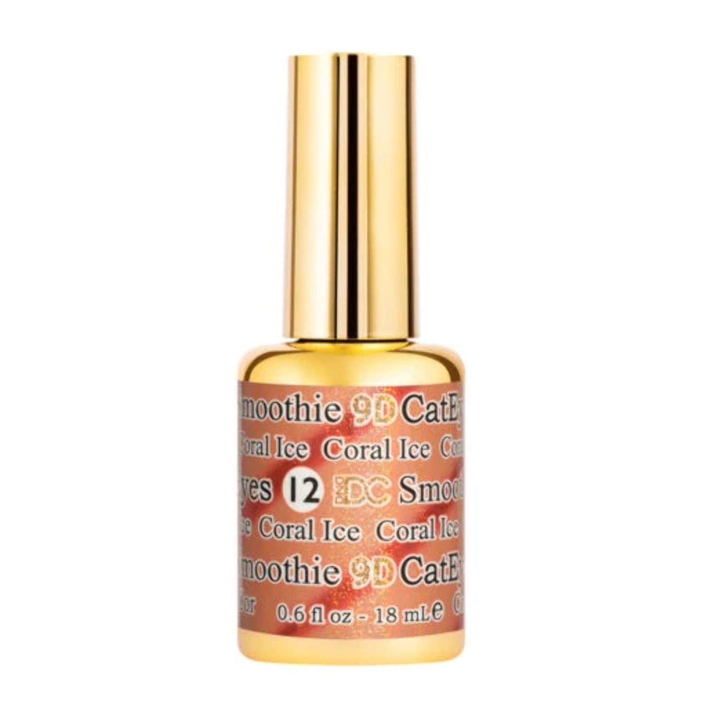 DND DC 9D CatEyes Gel  #12 – Coral Ice