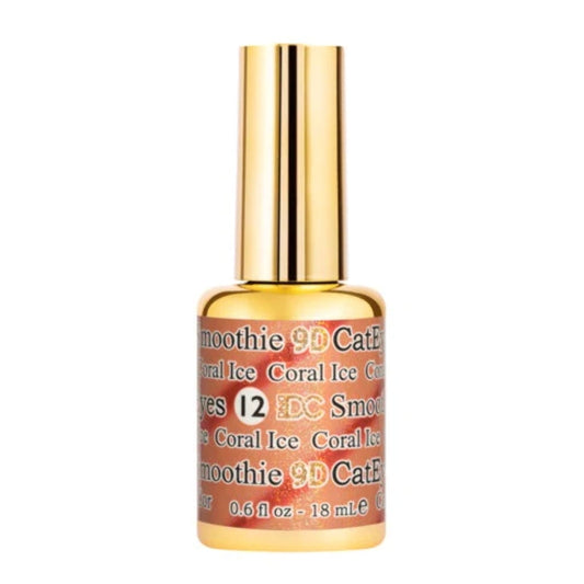 DND DC 9D CatEyes Gel  #12 – Coral Ice