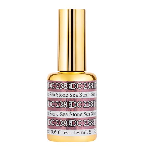 DND DC Mermaid Soak off Gel in holographic glitter - #238 Sea Stone
