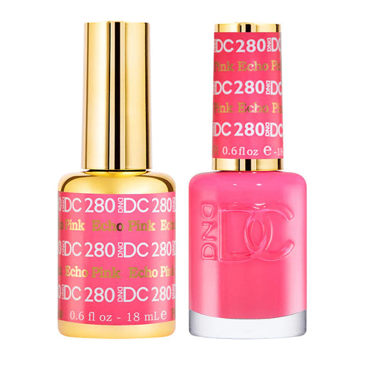 DND DC Premium set Gel Color Matching Polish Color - Echo Pink #280