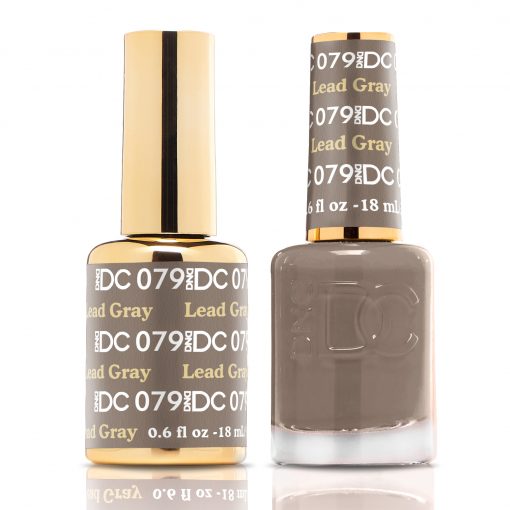 DND DC Polish & Lacquer - 79 - Lead Gray
