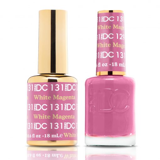 DND DC Polish & Lacquer - 131 - White Magenta