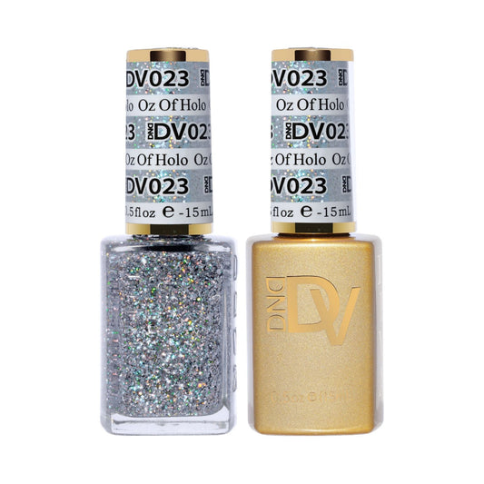 DND Diva Gel & Nail Polish - Oz of Holo #023