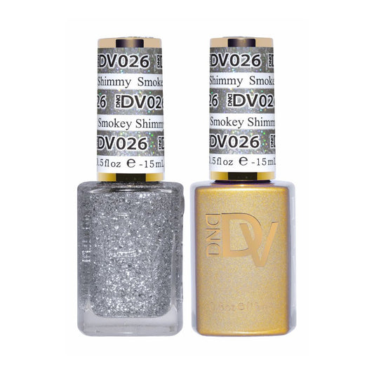 DND Diva Gel & Nail Polish - Smokey Shimmy #026