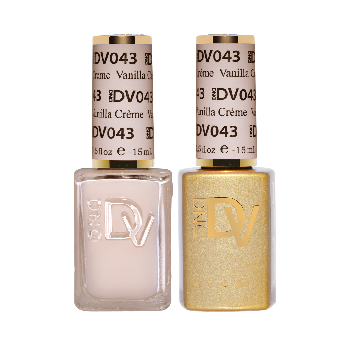 DND Diva Gel & Nail Polish - Vanilla Crème #043