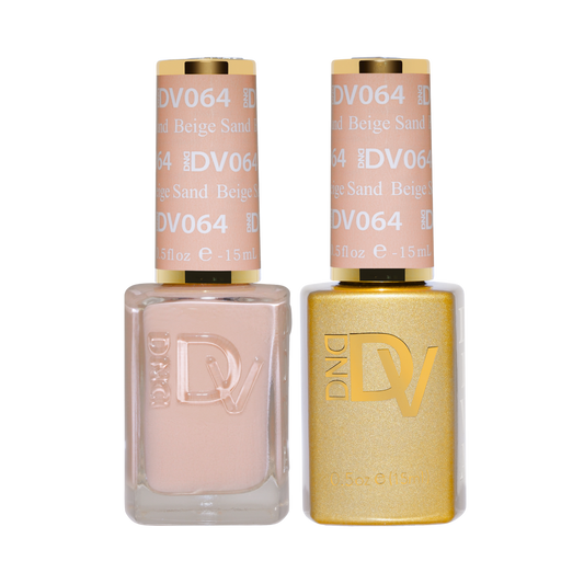 DND Diva Gel & Nail Polish - Beige Sand #064