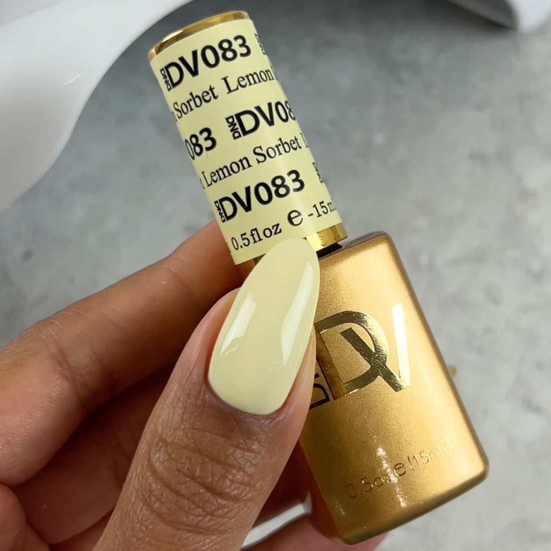DND Diva Gel & Nail Polish - Lemon Sorbet #083