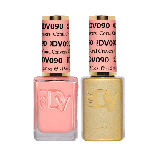 DND Diva Gel & Nail Polish - Coral Cravers #090