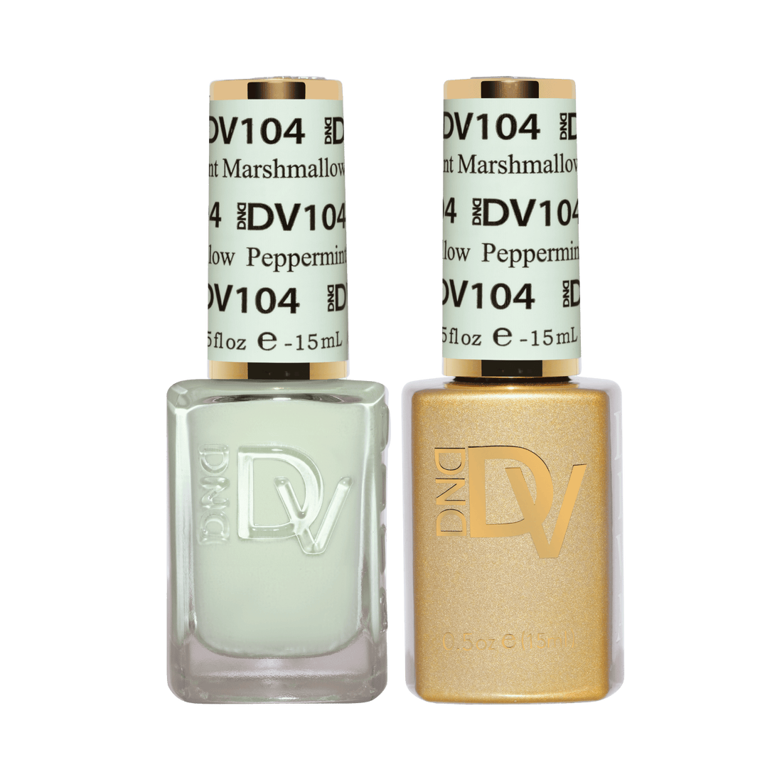 DND Diva Gel & Nail Polish - Peppermint Marshmallow #104