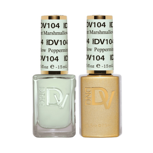 DND Diva Gel & Nail Polish - Peppermint Marshmallow #104