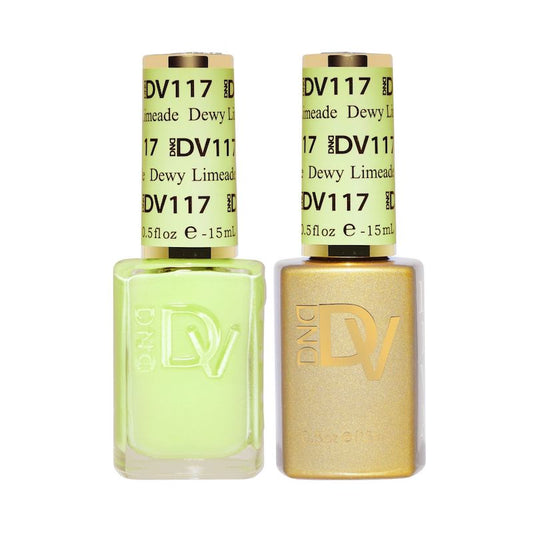 DND Diva Gel & Nail Polish - Dewy Limeade #117