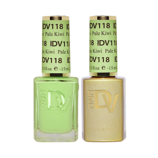 DND Diva Gel & Nail Polish - Pale Kiwi #118