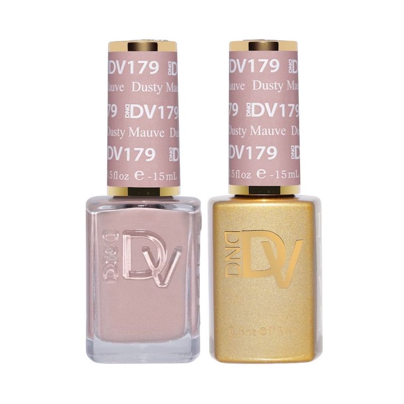 DND Diva Gel & Nail Polish - Dusty Mauve #179