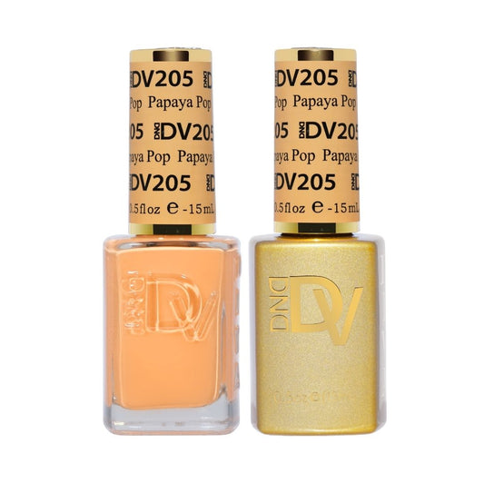 DND Diva Gel & Nail Polish - Papaya Pop #205