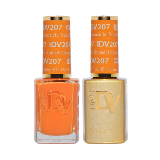 DND Diva Gel & Nail Polish - Sunset Creamsicle #207