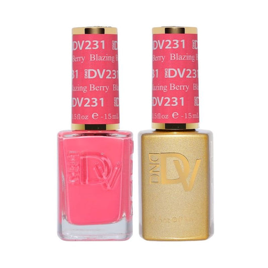 DND Diva Gel & Nail Polish - Blazing Berry #231