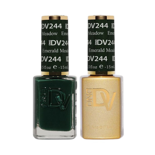 DND Diva Gel & Nail Polish - Emerald Meadow #244