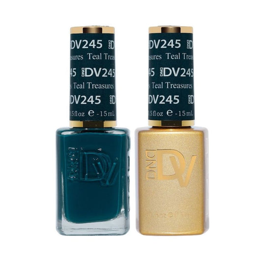 DND Diva Gel & Nail Polish - Teal Treasures #245