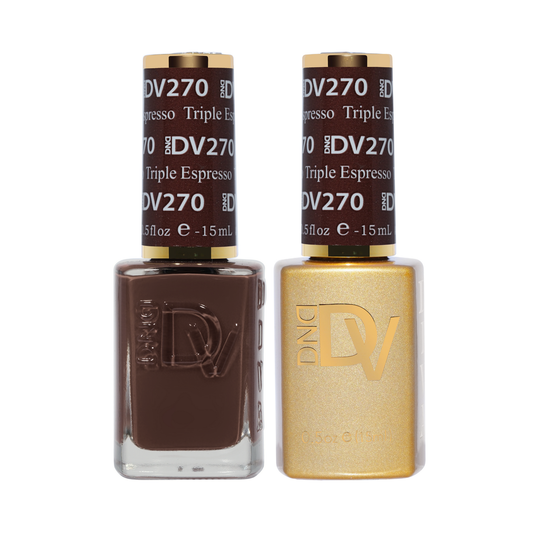 DND Diva Gel & Nail Polish - Triple Espresso #270