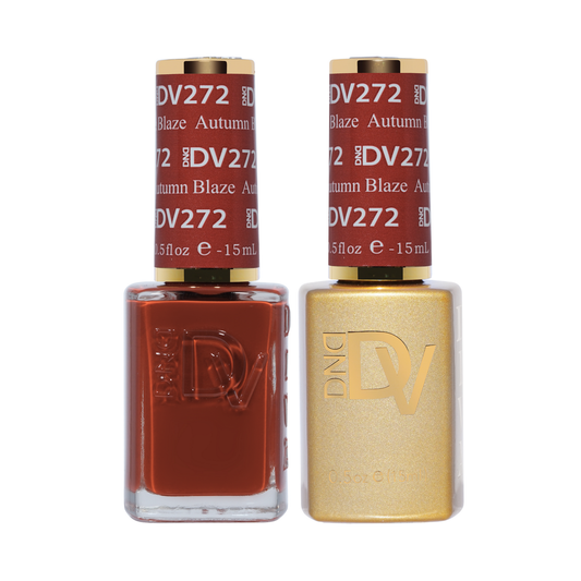DND Diva Gel & Nail Polish - Autumn Blaze #272