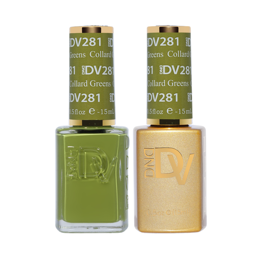 DND Diva Gel & Nail Polish - Collard Greens #281