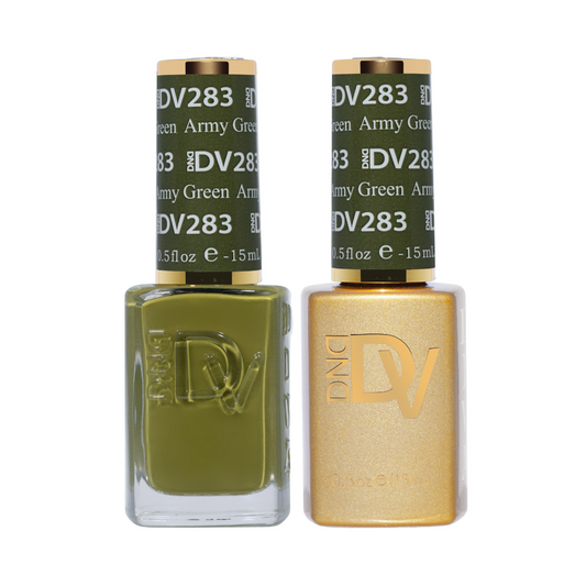 DND Diva Gel & Nail Polish - Army Green #283