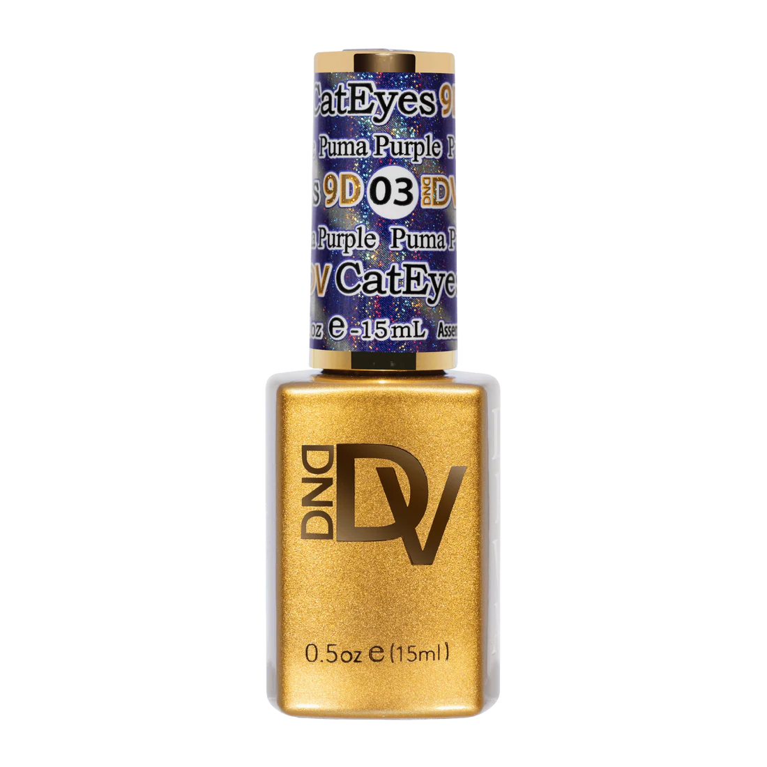 DND Diva Glass Ball Collection 9D Cateyes #03 Puma Purple