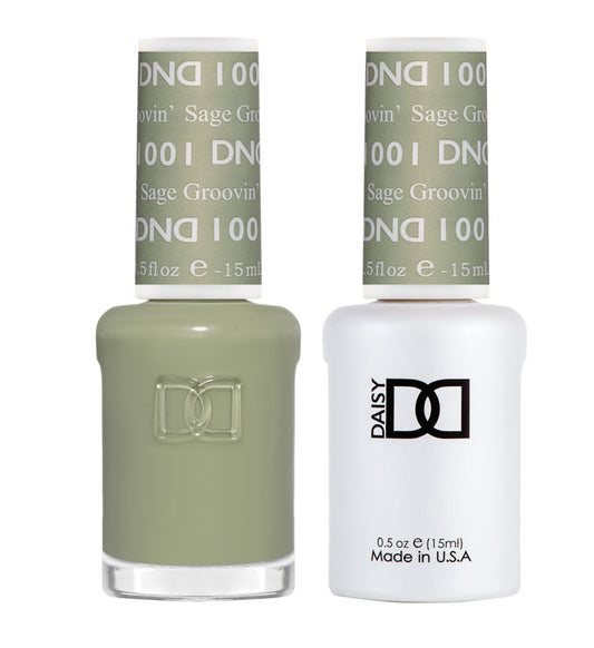 DND Gel Nail Polish Duo 1001 - Sage Groovin