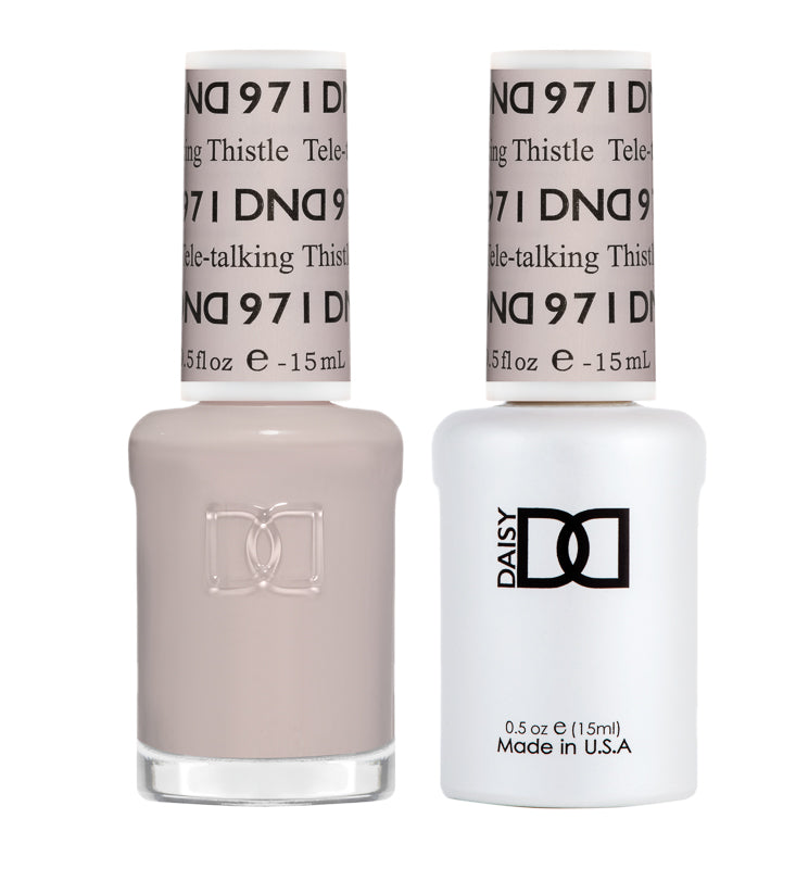 DND Gel Nail Polish Duo 971 - Tele-talking Thistle