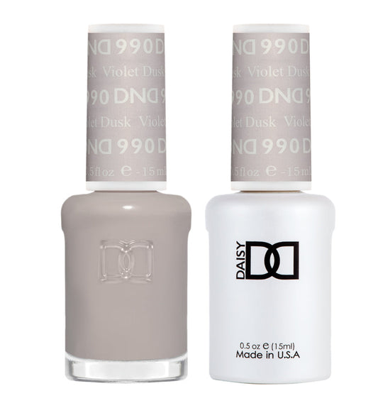 DND Gel Nail Polish Duo 990 - Violet Dusk