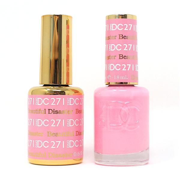 DND DC Premium set Gel Color Matching Polish Color - Beautiful Disaster #271