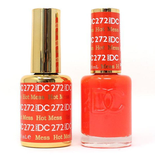 DND DC Premium set Gel Color Matching Polish Color - Hot Mess #272