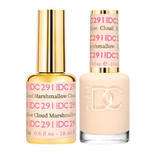 DND DC Premium set Gel Color Matching Polish Color - Marshmallow Cloud #291
