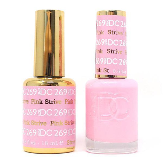 DND DC Premium set Gel Color Matching Polish Color - Pink Strive #269