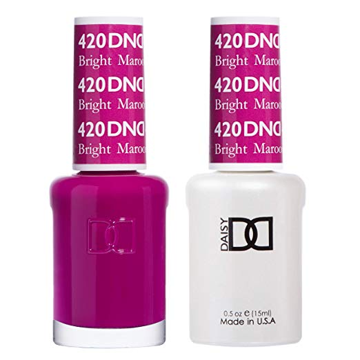 DND Gel Polish & Lacquer - 420 - Bright Maroon