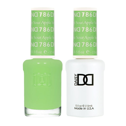 DND Gel Nail Polish Duo 786 - Sour Apple