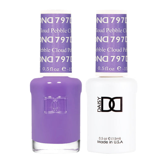 DND Gel Nail Polish Duo 797 - Pebble Cloud